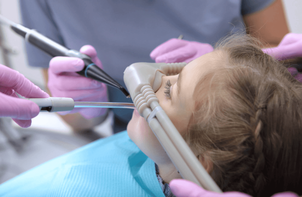 a pediatric patient receiving Sedation Dentistry in Zebulon